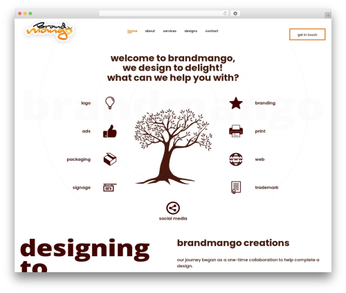 WordPress theme NT Agricom - brandmango.com