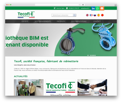 WordPress theme Tecofi theme - www.tecofi.fr