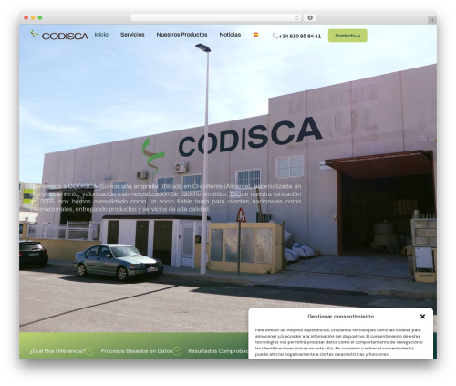 WordPress website theme Execor - codisca.com WordPress website theme Execor - codisca.com