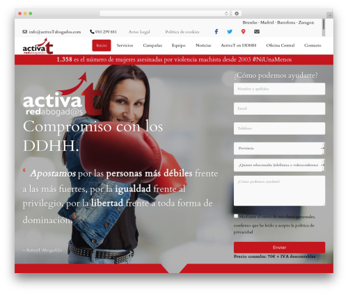 You WordPress theme - activatabogados.com