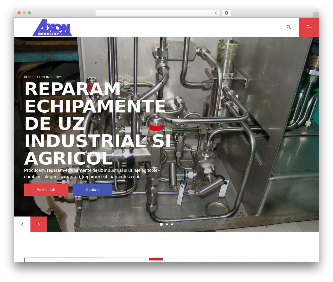 Atom theme WordPress - axonindustry.ro