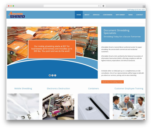BUILDER THEME theme WordPress - affordableshred.com