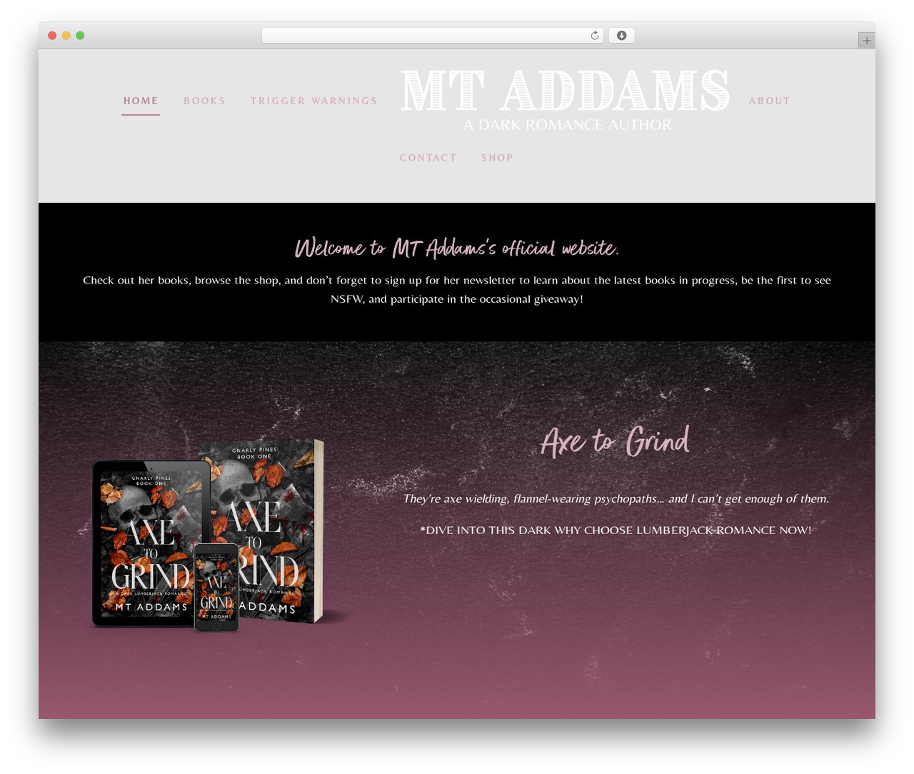 Divi theme WordPress - mtaddams.com