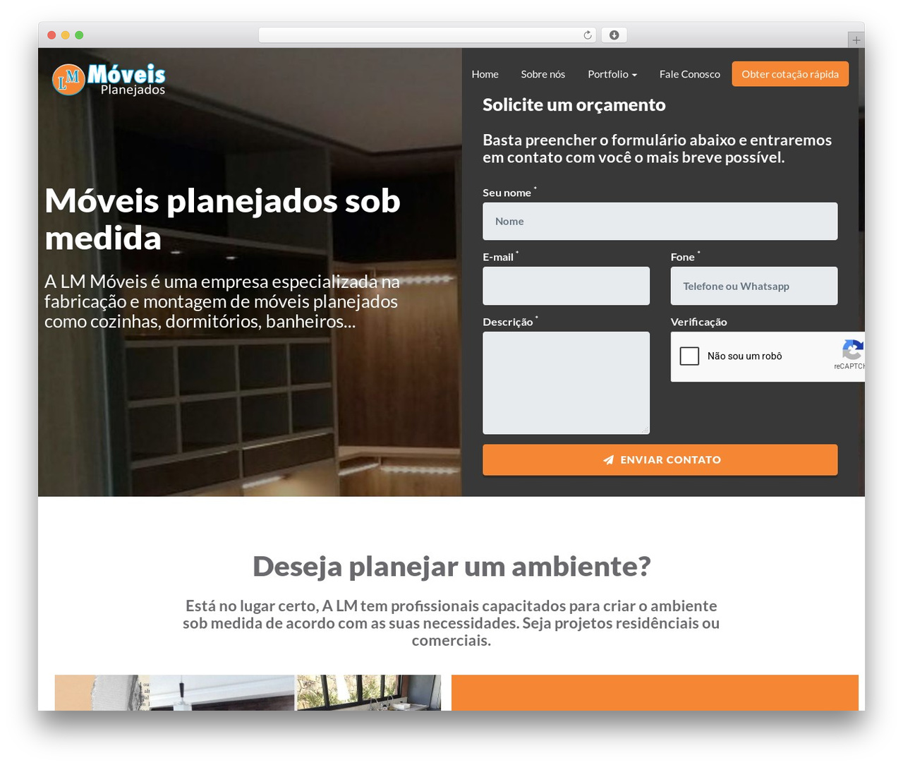 Getleads WordPress theme - lmmoveisplanejados.com