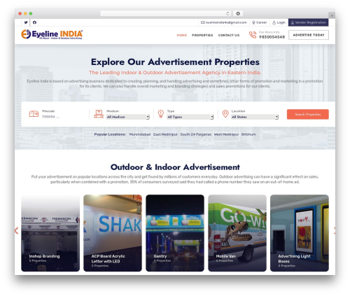 MX WordPress theme - eyelineindia.com