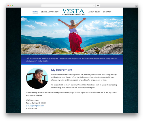 WordPress theme Avada - vestaastrology.com