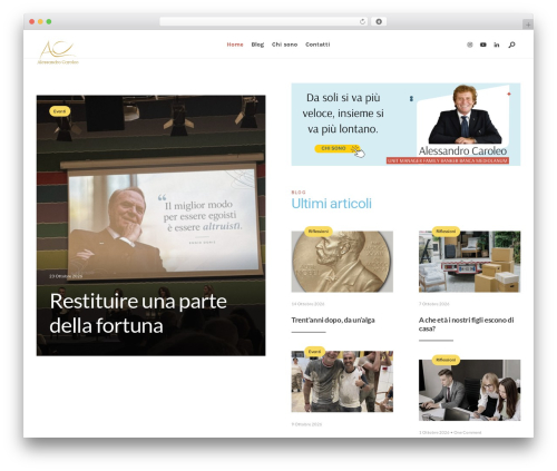 WordPress theme Codate - alessandrocaroleo.net