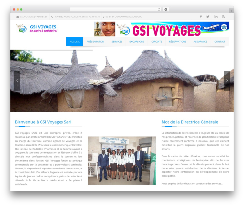 WordPress theme EXCEPTION - gsivoyages.com