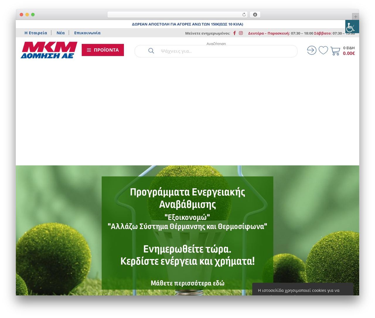 WordPress theme Web Expert - Basic Template - mkmdomisi.gr