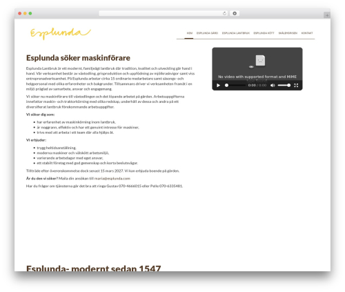 Beaver Builder Theme WordPress theme - esplunda.com