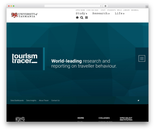 Custom Theme WordPress theme - tourismtracer.com