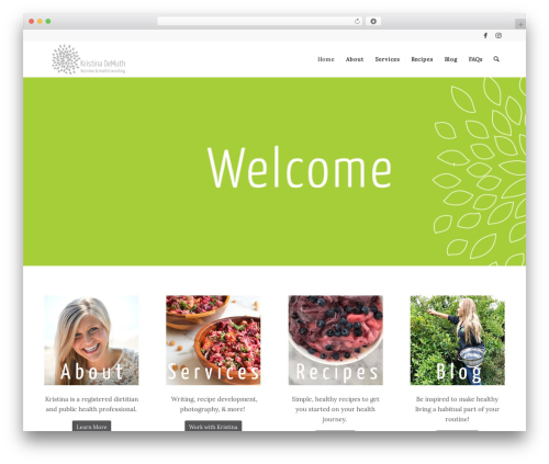 Enfold theme WordPress - kristinademuth.com