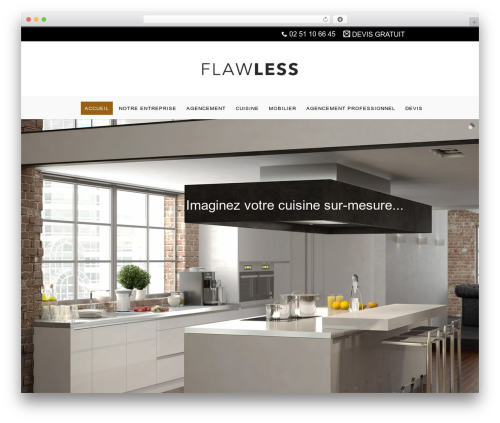 Flawless WordPress theme - interior-sur-mesure.com