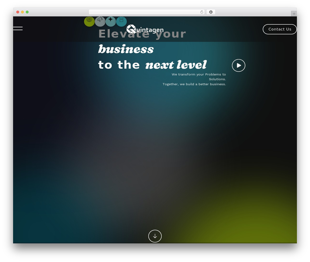 Hello Elementor WordPress theme - quintagen.com