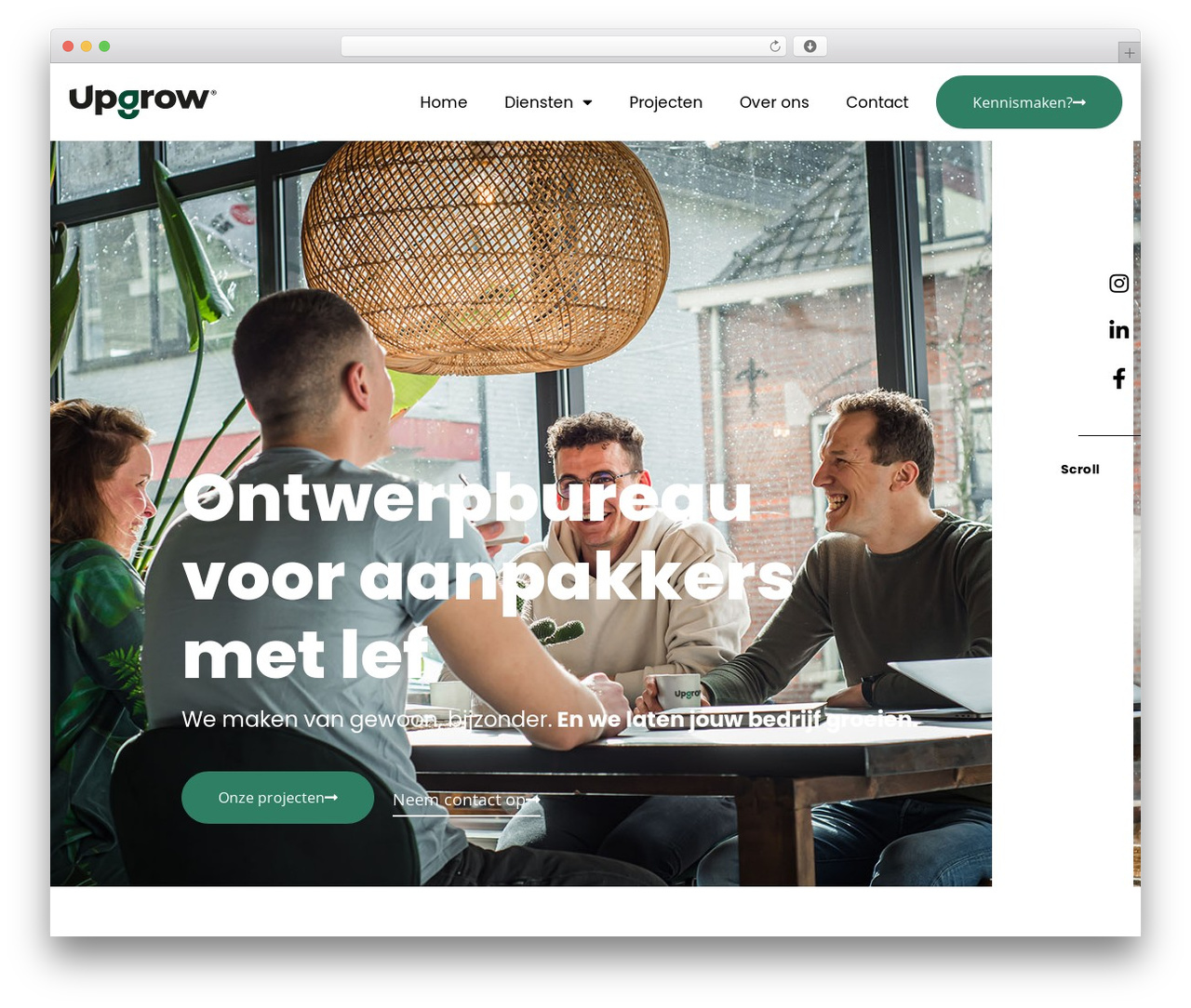 Hello Elementor WordPress theme - upgrow.nl