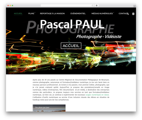 Leef WordPress theme - pascal-paul.com