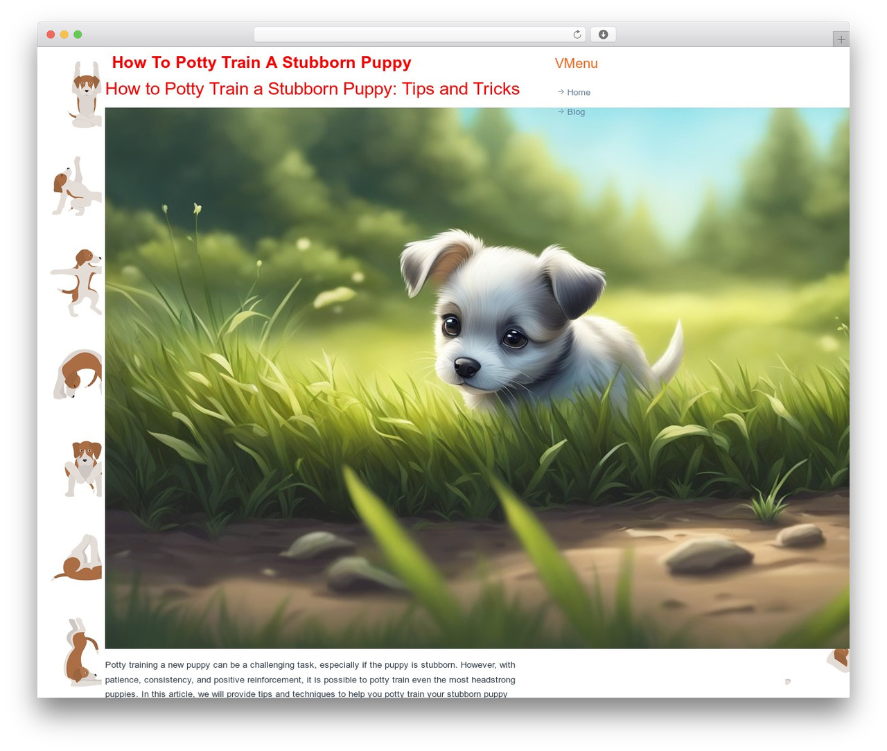 SimpleMobile WordPress website theme - puppytrainingnow.com SimpleMobile WordPress website theme - puppytrainingnow.com