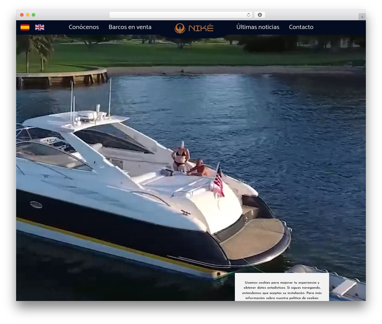 sinclair WordPress theme - nikeyacht.com