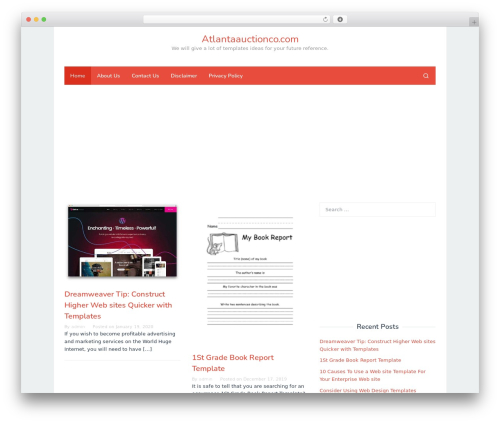 Superfast WordPress theme - atlantaauctionco.com