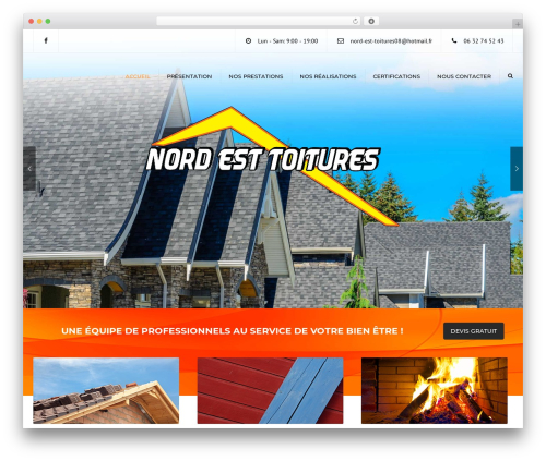Theme WordPress constructo - nord-est-toitures.com