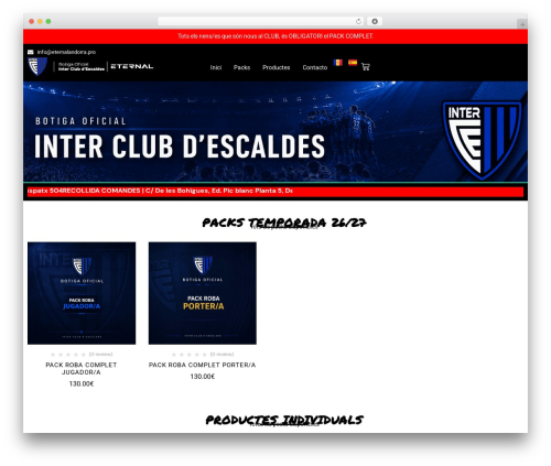 WordPress theme Beloni - eternalandorra.pro/interescaldes