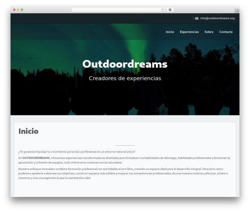 AllX top WordPress theme - outdoordreams.org