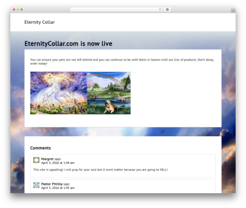 Quick Sales WordPress theme - eternitycollar.com Quick Sales WordPress theme - eternitycollar.com