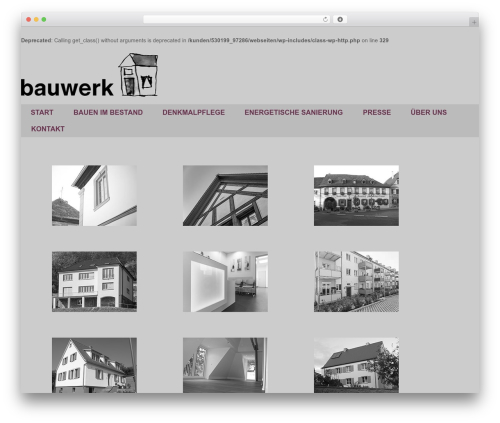 Responsive WordPress theme - bauwerk-ingenieurbuero.de