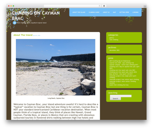 Rounded theme WordPress - climbcaymanbrac.com