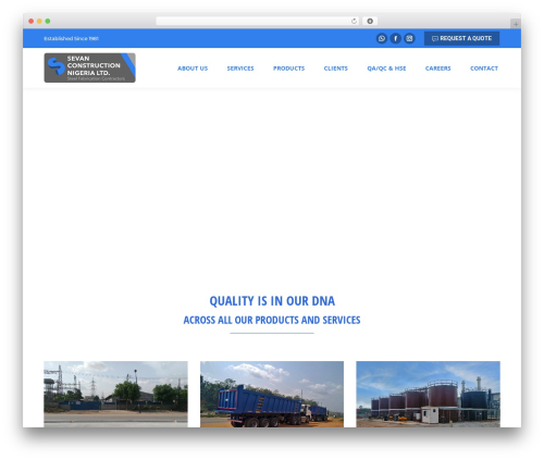 the7dtchild WP theme - sevan-nigeria.com
