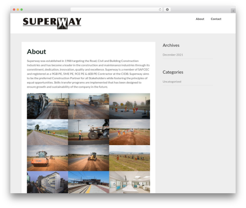Theme WordPress EcoCoded - superway.co.za
