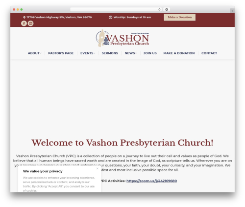 Best WordPress theme the7dtchild - vashonpreschurch.org