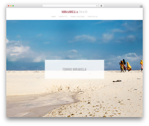 Borano WordPress theme - toninomirabella.com