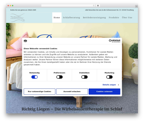 Engage WordPress theme - richtig-liegen.com