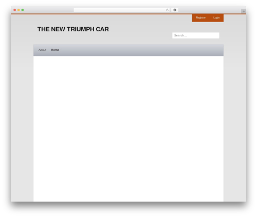 Feature! theme WordPress - thenewtriumph.com