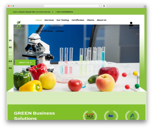 Labtory WordPress theme - gbs.eg