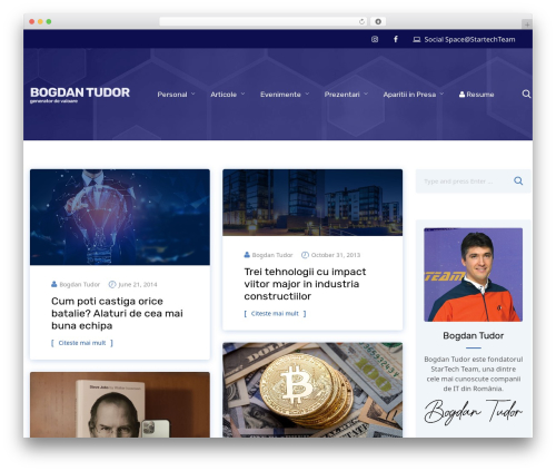 Theme WordPress Cryptop - bogdantudor.com