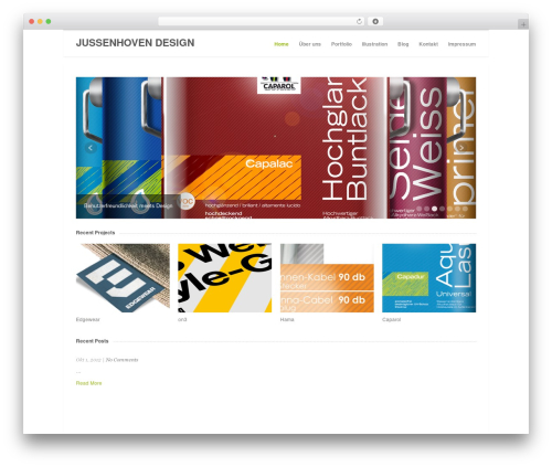 Uber WordPress theme - tjussenhoven.de