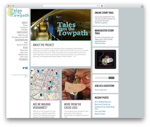 UberGrid WordPress theme - talesfromthetowpath.net