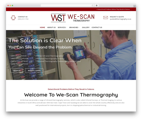 WordPress theme Gridweb - thermography.co.za