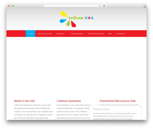 WordPress theme GeneratePress - tritanusa.com