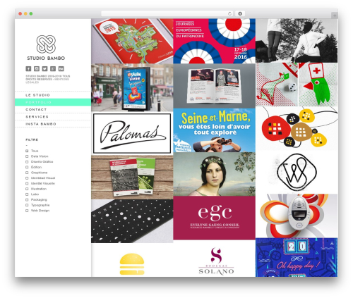WordPress theme Studiobambo - studiobambo.com