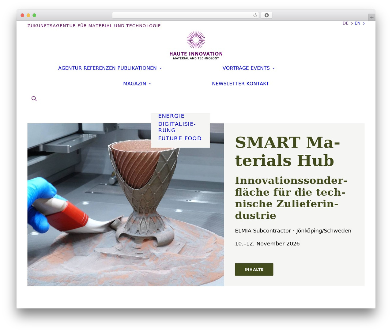 WordPress theme Uncode - haute-innovation.com