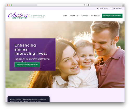 Ultimate multisite WordPress plugin - antlersfamilydentist.com
