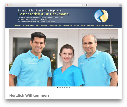 WordPress website theme Create - hahe.de