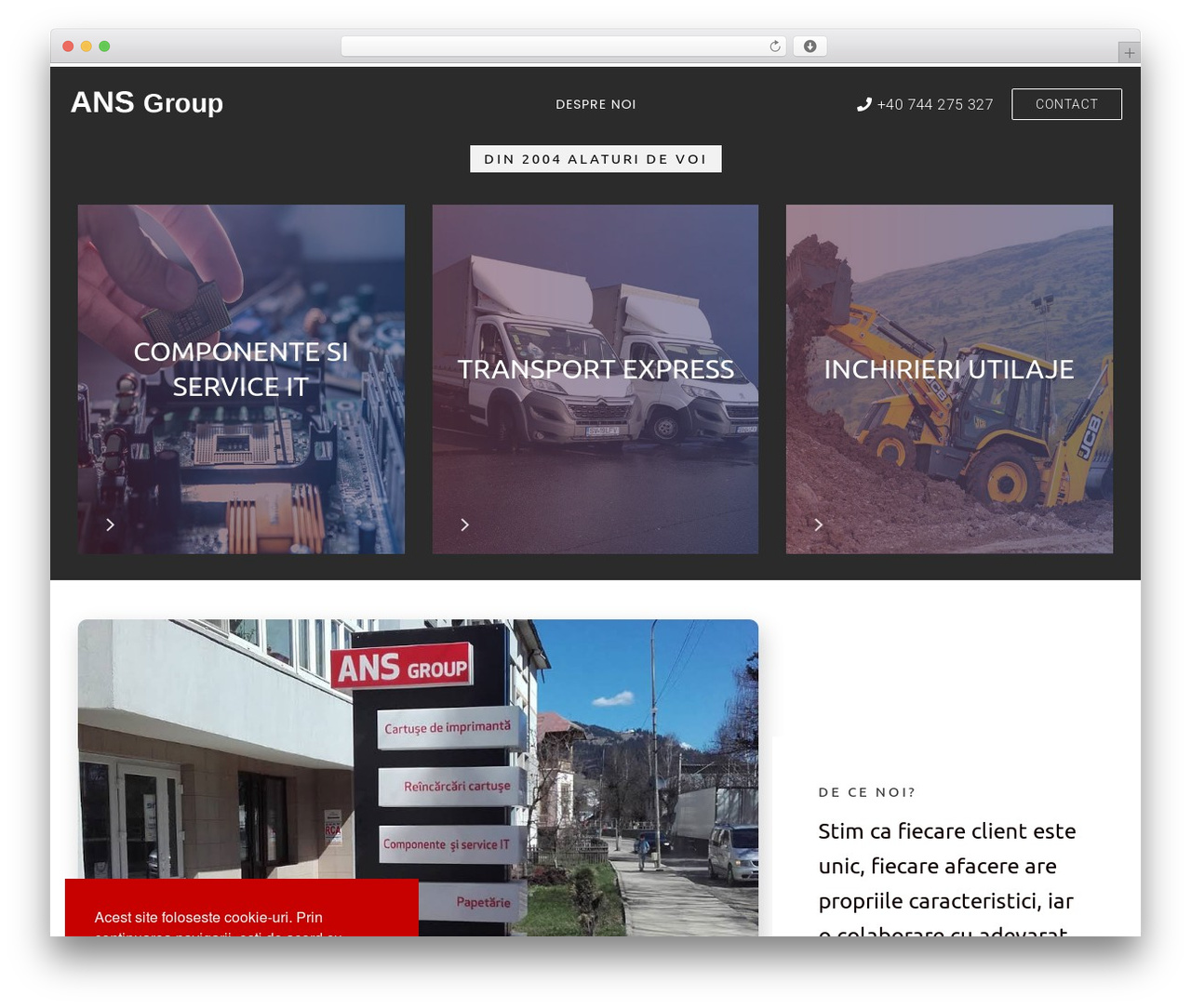 Apress WordPress theme - ansgroup.ro