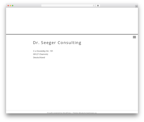 Beluga theme WordPress - sensible-physics.com