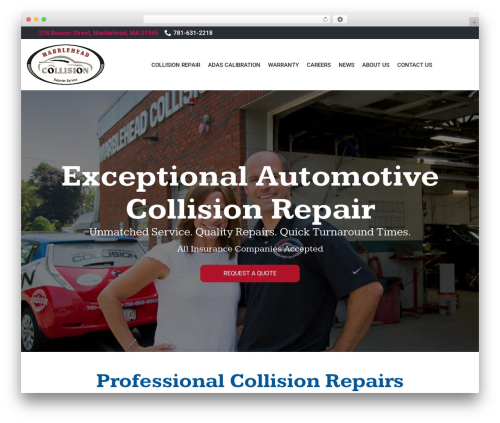 Best WordPress theme Reach Local - marbleheadcollision.com