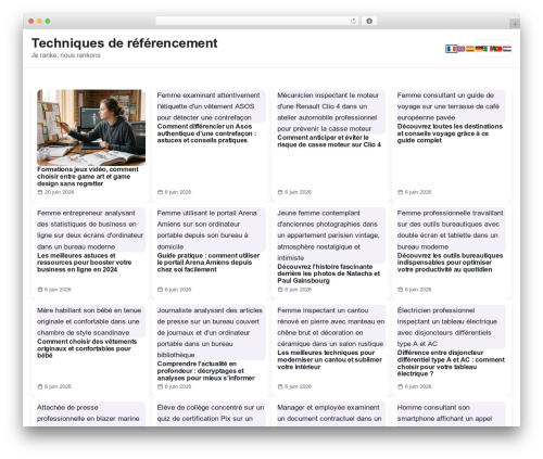 Esteem WordPress theme - techniques-de-referencement.fr